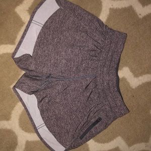 Lululemon Gray Tracker Shorts Size 4